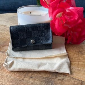 Louis Vuitton 6 ring key holder Damier Graphite